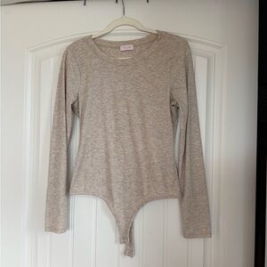 pink lily long sleeve bodysuit